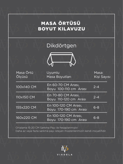 Günlük Kullanıma Uygun Haki Pratik Masa Örtüsü