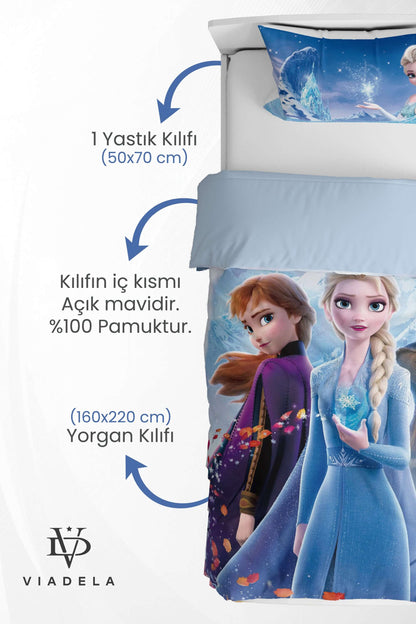 Elsa Olaf Anna Karlar Ülkesi Çocuk Nevresim Takımı (Çarşafsız)